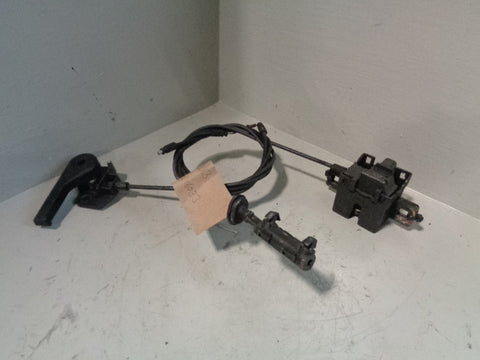 Discovery 3 Bonnet Release Cable Catches and Lever Land Rover 2004 to 2009