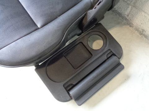 Discovery 2 Dickie Seats Pair Black Leather 3rd Row Land Rover 1998 to 2004
