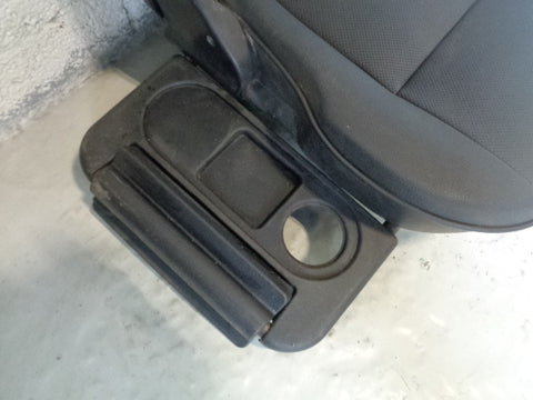 Discovery 2 Dickie Seats Pair Black Leather 3rd Row Land Rover 1998 to 2004