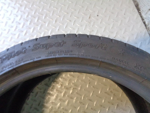 Michelin Pilot Super Sport Part Worn Tyre 265/35ZR19 265 35 19 7mm Tread L1113A