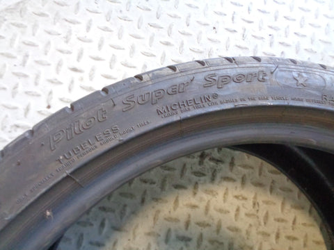 Michelin Pilot Super Sport Part Worn Tyre 245/35ZR19 245 35 19 7mm Tread L1113D
