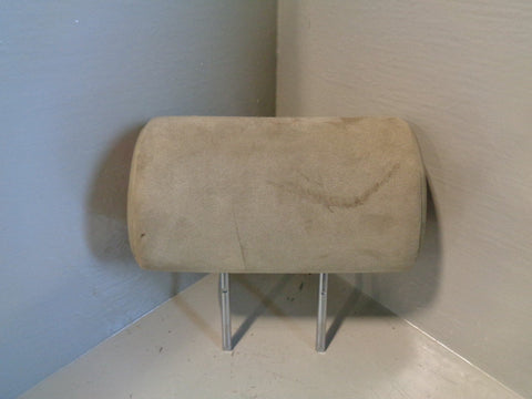 Freelander 1 Headrest Rear Beige Suede and Leather Land Rover 2001 to 2006