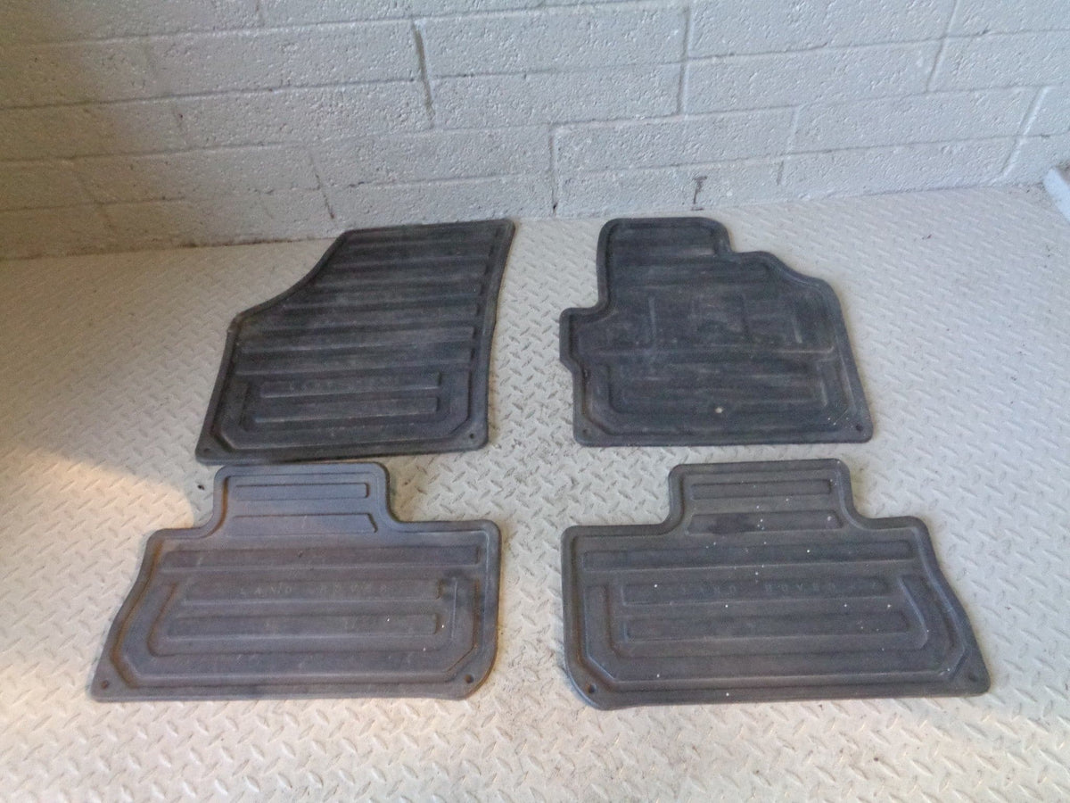 Freelander 2 Floor Mats Set of 4 in Black Rubber Land Rover 2006 to 2011 P26100
