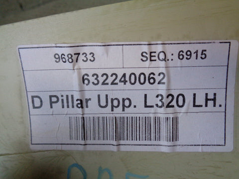 Range Rover Sport D Pillar Cover Trim Near Side Interior L320 2005 to 2013