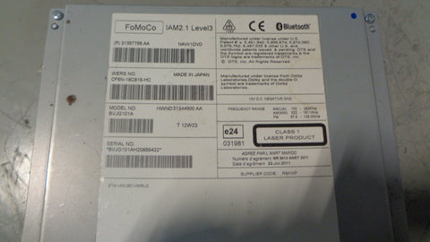 Range Rover Sport CD Player Stereo Head Unit CF6N-18C815-HC 2009 to 2013