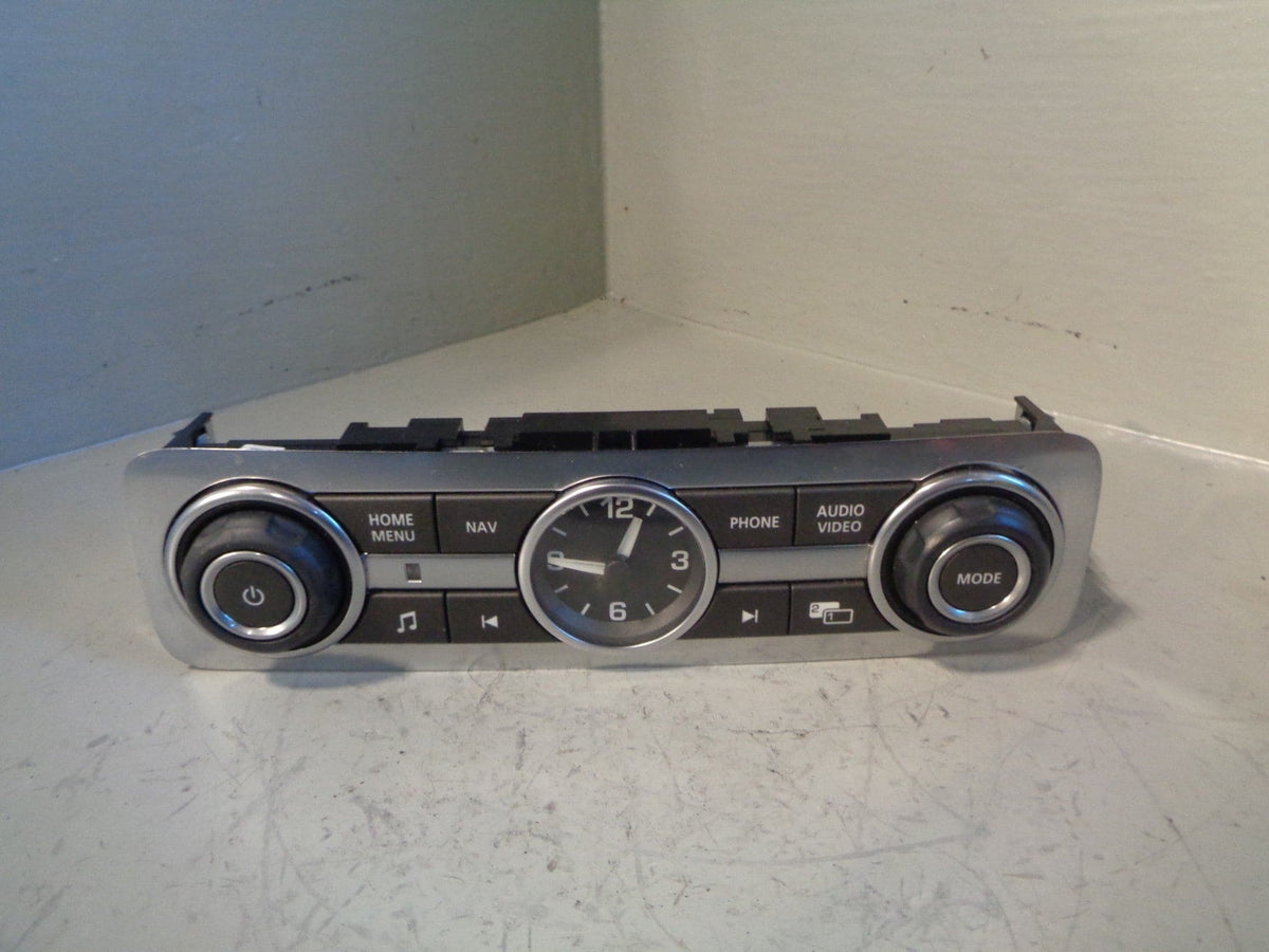 Range Rover Sport Radio Stereo Control Panel and Clock CH32-18C858-AB