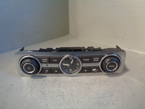 Range Rover Sport Radio Stereo Control Panel and Clock CH32-18C858-AB