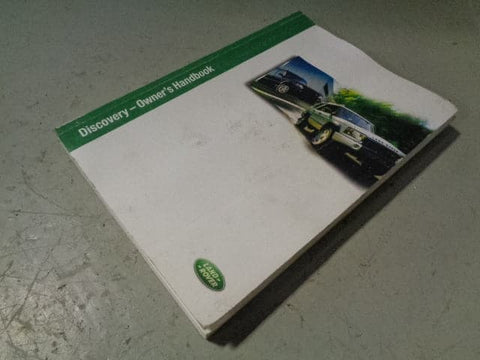 Discovery 2 Handbook User Manual In Wallet Land Rover 1998 to 2004 R13013