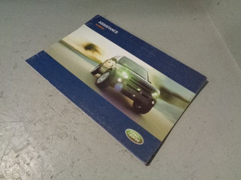 Discovery 2 Handbook User Manual In Wallet Land Rover 1998 to 2004 R13013