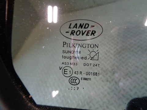 Discovery 3 Window Glass Door Off Side Rear Quarter Land Rover Dark Tint