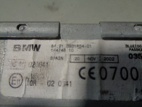 BMW X5 Bluetooth Module 84.21 6-3931854 2001 to 2006 E53 -