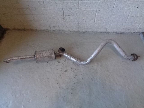 Discovery 2 Exhaust Pipe Silencer Back Section Land Rover 1998 to 2004