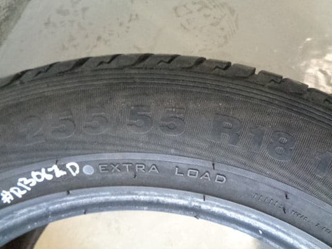 Accelera 4X4 Part Worn Tyre 255/55ZR18 7mm Tread 255 55 18 R13062D