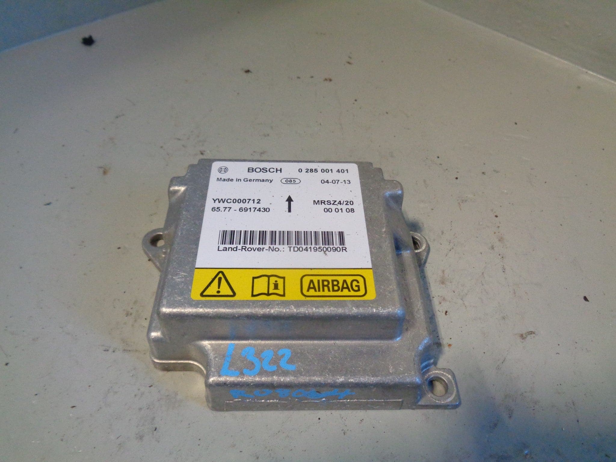 Range Rover L322 Airbag ECU SRS Control Module YWC000712 2002 to 2009 ...