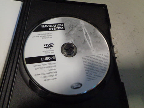 Sat Nav DVD Disc 2006 Edition Discovery 3 Range Rover Sport and L322 Navigation