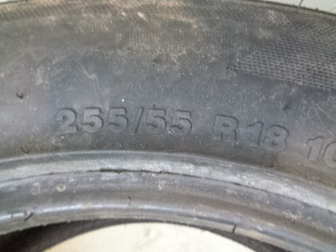 Accelera Iota 5T68 Part Worn Tyre 255/55ZR18 7mm Tread 255 55 18 R13062C