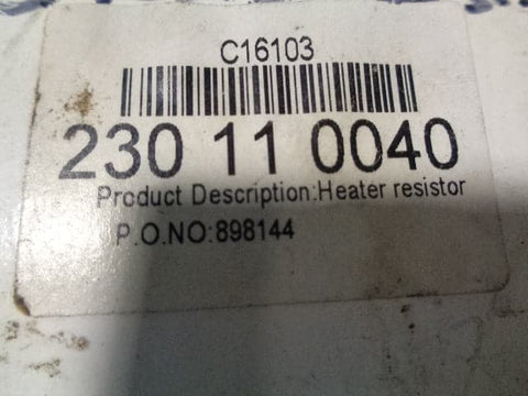 BMW X5 E53 Heater Fan Resistor 230 11 0040 2001 to 2006