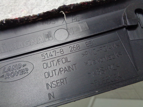 Range Rover B Pillar Lower Trim Interior L322 Near Side Black 2006 to 2013