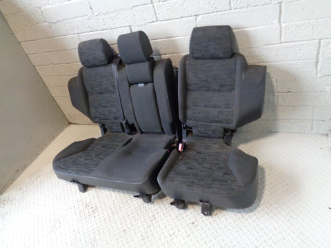 Discovery 2 Rear Seats Black Grey Cloth Second Row Land Rover L318 R07023