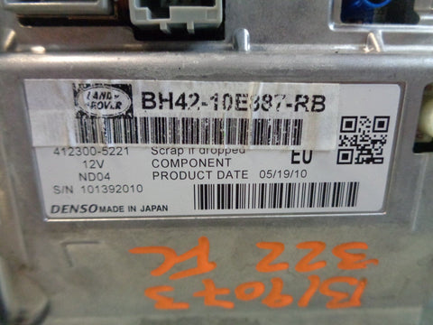 Range Rover L322 Radio Sat Nav Video Display Screen BH42-10E887-RB 2010 to 2013