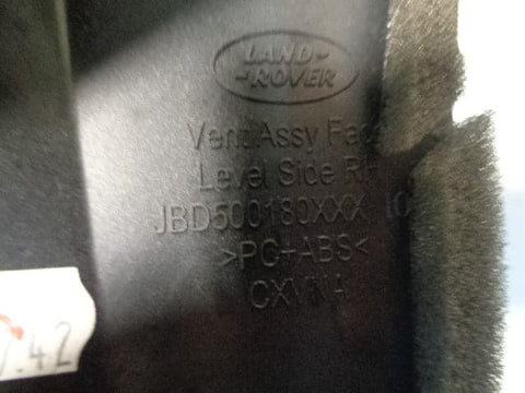 Range Rover Sport Air Vent Off Side Outer Dashboard JBD500180XXX 2005 to 2009