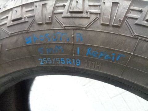 Toyo Open Country A/T Part Worn Tyre 255/55R19 5mm Tread 255 55 19 K05073R