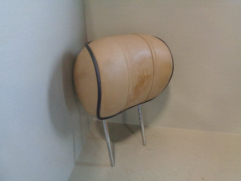 Range Rover L322 Rear Headrest in Sand with Brown Piping 2002 to 2006 R31083