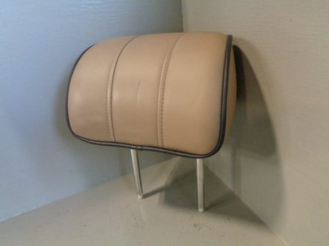 Range Rover L322 Front Off Side Headrest in Sand with Brown Piping 2002 to 2006