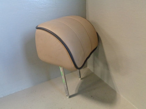 Range Rover L322 Front Off Side Headrest in Sand with Brown Piping 2002 to 2006