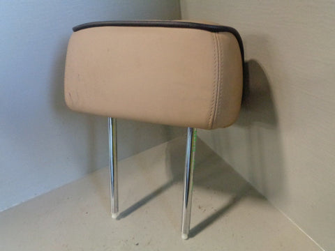 Range Rover L322 Front Off Side Headrest in Sand with Brown Piping 2002 to 2006