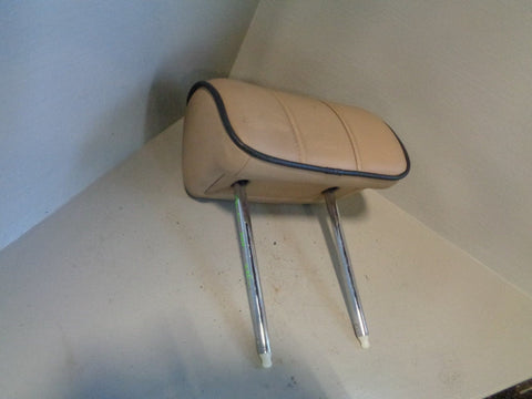 Range Rover L322 Front Off Side Headrest in Sand with Brown Piping 2002 to 2006