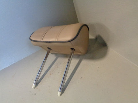 Range Rover L322 Front Off Side Headrest in Sand with Brown Piping 2002 to 2006