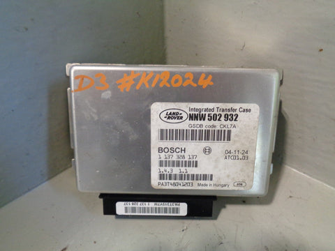Transfer Case Module ECU NNW502932 Land Rover Discovery 3 Range Rover Sport