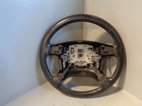 Discovery 2 Steering Wheel Land Rover Black Leather 1998 to 2004 R17014