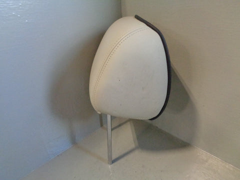 Range Rover L322 Rear Headrest in Ivory with Black Piping Near Side 2009 to 2013