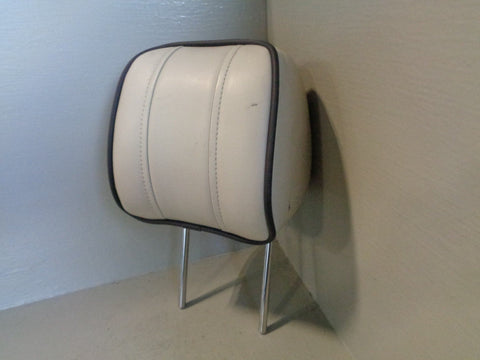 Range Rover L322 Rear Headrest in Ivory with Black Piping Off Side 2009 to 2013