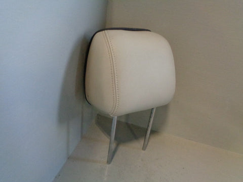 Range Rover L322 Rear Headrest in Ivory with Black Piping Off Side 2009 to 2013