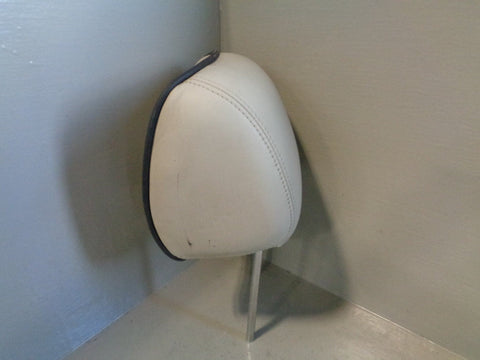 Range Rover L322 Rear Headrest in Ivory with Black Piping Off Side 2009 to 2013