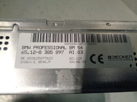 Range Rover L322 Entertainment BM54 Radio Module 65.12-8 385 897 2002 to 2006