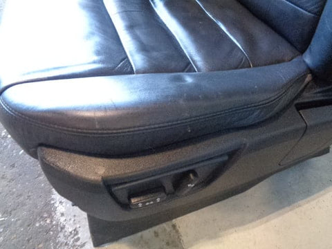 Discovery 3 Seats Black Soft Leather Electric x 5 Land Rover 2004 to 2009 K29112