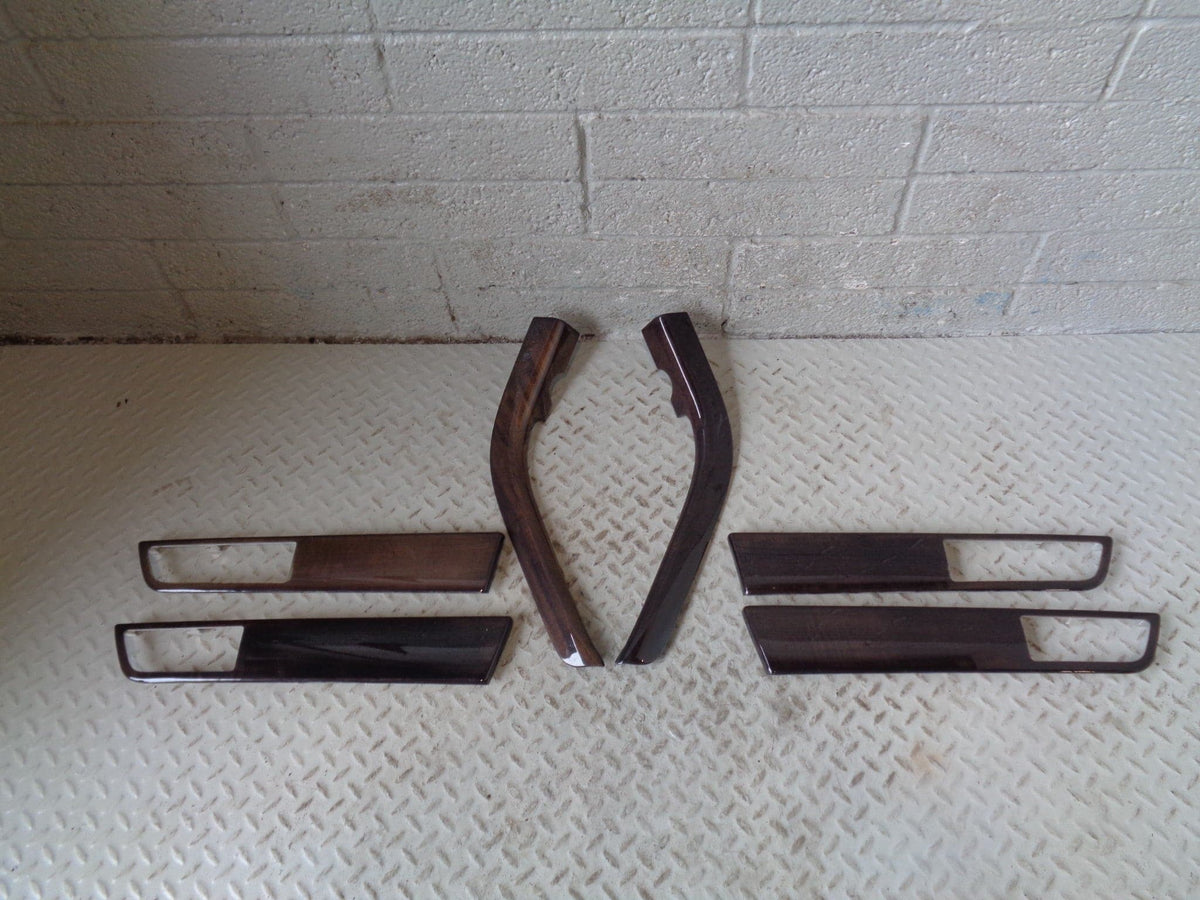 Range Rover Sport Door Card Dark Wood Trim Panels Facelift 6 Piece L320 K08063
