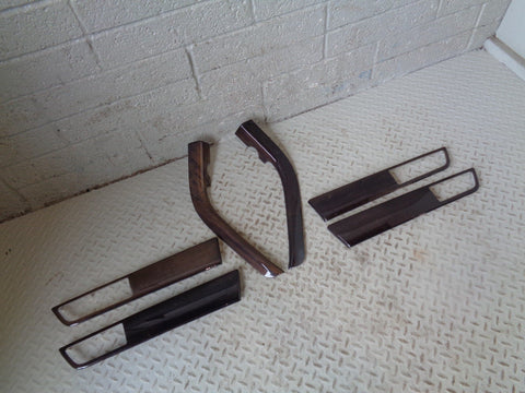 Range Rover Sport Door Card Dark Wood Trim Panels Facelift 6 Piece L320 K08063