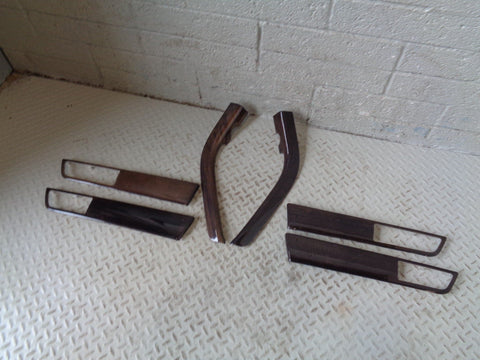 Range Rover Sport Door Card Dark Wood Trim Panels Facelift 6 Piece L320 K08063