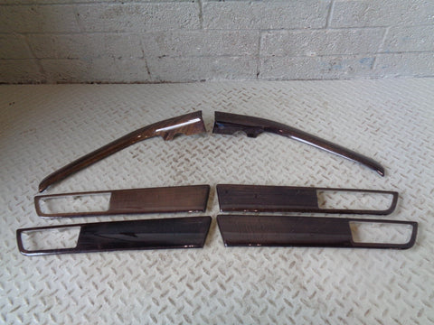 Range Rover Sport Door Card Dark Wood Trim Panels Facelift 6 Piece L320 K08063