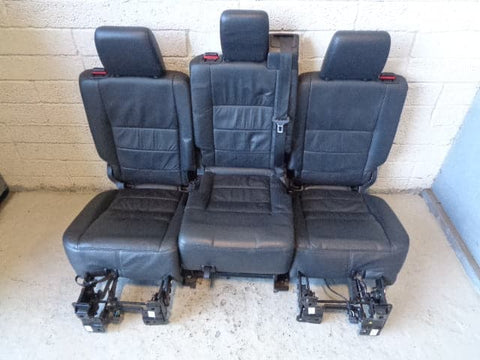 Discovery 3 Seats Black Soft Leather Electric x 5 Land Rover 2004 to 2009 K29112