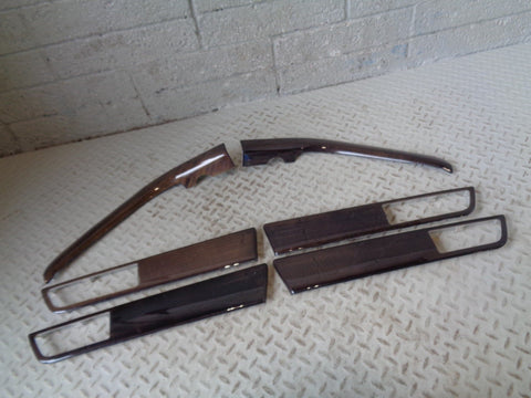 Range Rover Sport Door Card Dark Wood Trim Panels Facelift 6 Piece L320 K08063