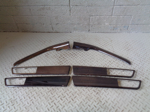Range Rover Sport Door Card Dark Wood Trim Panels Facelift 6 Piece L320 K08063