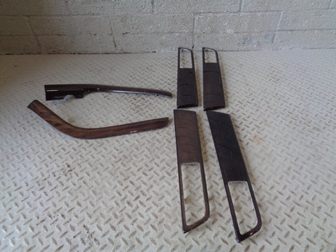 Range Rover Sport Door Card Dark Wood Trim Panels Facelift 6 Piece L320 K08063