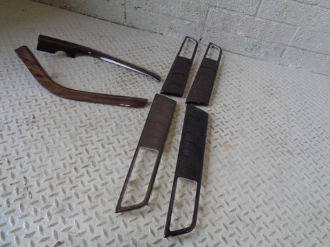 Range Rover Sport Door Card Dark Wood Trim Panels Facelift 6 Piece L320 K08063