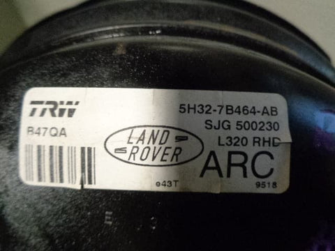 Range Rover Sport Brake Servo 3.6 TDV8 L320 SJG500230 2006 to 2010 19122